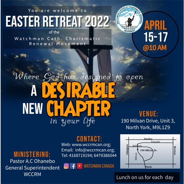 Read more about the article EASTER RETREAT 2022!