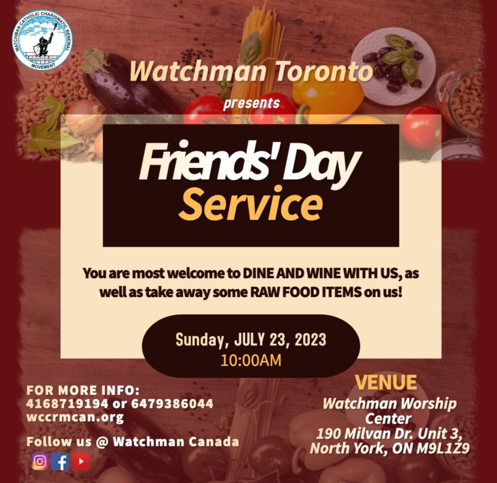 Read more about the article Friend’s Day Service